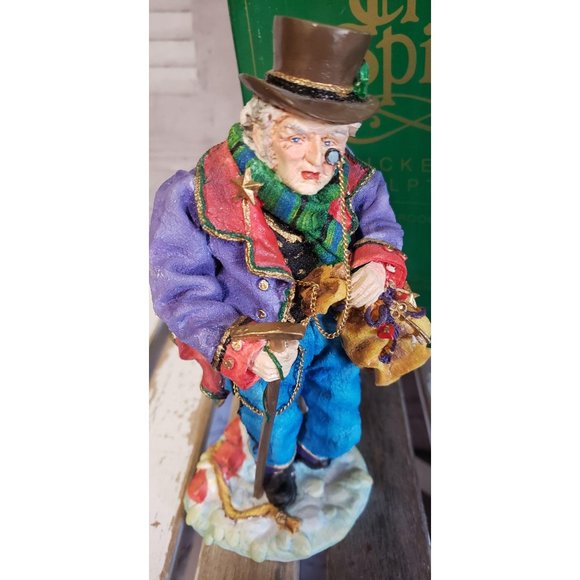 Dept 56 Dickens Sculpture In the Spirit Scrooge Or